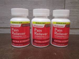 lot 79 image: (K) 3 Bottles of Extra Strength Pai...