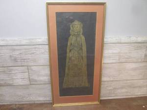 lot 26 image: (LRB) Vintage Framed Art Print  Br...