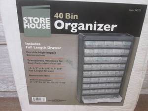 lot 87 image: (K) Store House 40 Bin Organizer...