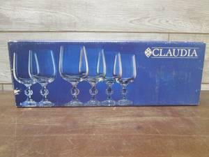 lot 67 image: (LRB) 6 Claudia 12oz Glass Goblets ...