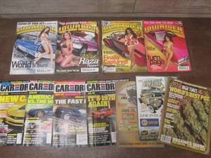 lot 91 image: (K) Lowrider, Car and Driver and Ot...