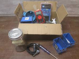 lot 100 image: (K) Assorted Electrical Supplies...
