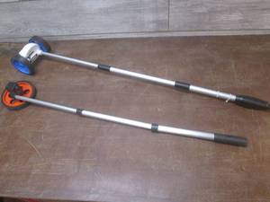 lot 112 image: (K) 2 Measuring Wheels with Telesco...