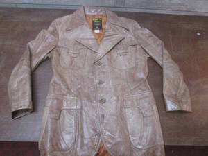 lot 162 image: (K) Montreal Leather Leather Jacket...