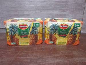 lot 169 image: (K) 2 6-Packs Del Monte 100% Pineap...