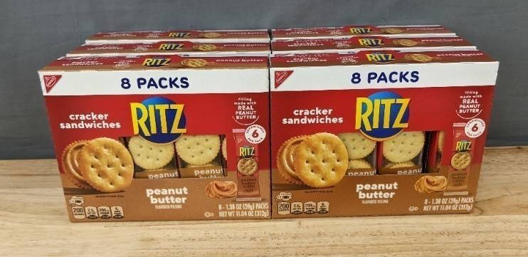 lot 20E image: 48 Packs Ritz Peanut Butter Cracker Sandwiches - Brand New