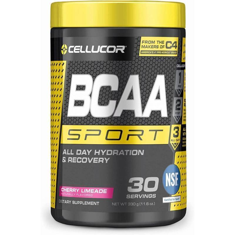 lot 11E image: Cellucor BCAA Sport, BCAA Powder Sports Drink for Hydration & Recovery, Cherry Limeade, 30 Servings - Brand New