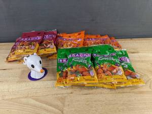 lot 121C image: Brachs 18 Package Candy Assortment and Nightmare Before Christmas Candy Case - Brand New