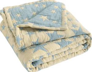 lot 162 image: NTBAY Baby Blanket 100% Cotton Star Print, 30 x 40 - Brand New