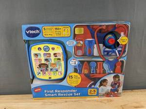 lot 192 image: VTech First Responder 15 Piece Smart Rescue Set - Brand New A