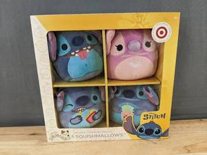 lot 78D image: 4 Squishmallows Disney Stitch - Brand New A