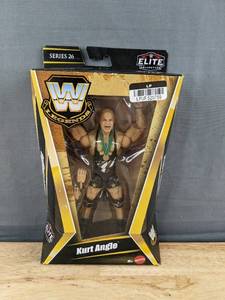 lot 119D image: Mattel WWE Kurt Angle Elite Collection Series 26 Figure - Brand New A