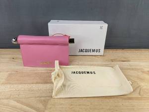lot 49E image: Jacquemus Pink Leather Handbag - Brand New A