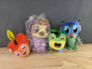 lot 248 image: Morphies Merkit, Furtleleaf & SnappaFire Plushies - Brand New A