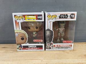 lot 258 image: Funko POP Star Wars Omega & IG-11 Marshall - Brand New A
