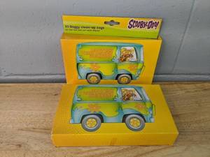 lot 401 image: Scooby-Doo Doggy Clean-Up Bags - The Mystery Machine (50 bagsbox), 2 Boxes - Brand New P
