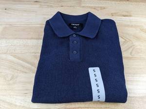 lot 327 image: DKNY Short Sleeve Pullover Mens Small, Blue $89.50 Retail - Brand New