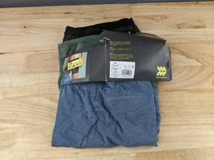 lot 370 image: 3 All In Motion Boxer Briefs XL - Brand New