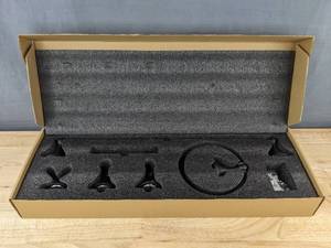lot 145D image: Bathroom Hardware Set, Black - Brand New