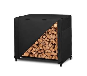 lot 55C image: Firewood Log Rack Waterproof Cover 48 x 25 x 50 - Brand New