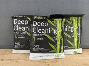 lot 523 image: 30 South Moon Deep Cleaning Foot Patches - Brand New