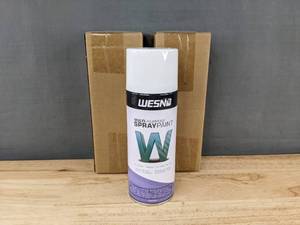 lot 553 image: 3 WESN Multi-Purpose Spray Paint Cans, 400 ml - Brand New
