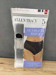 lot 574 image: ELLEN TRACY Essentials 4 Pack Seamless Briefs - Womens XL - Brand New