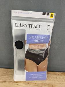 lot 174D image: ELLEN Tray Essentials 4 Pack Seamless Womens Briefs, Medium - Brand New