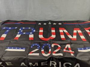 lot 169D image: Trump 2024 Flag Take America Back 3 x 5 - Brand New