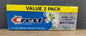 lot 147D image: 2 Crest Plus Whitening Toothpastes - Brand New