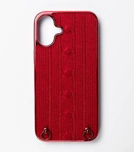 lot 140D image: Hello Lux Red Sweater Phone Case for iPhone 16 Plus - Brand New