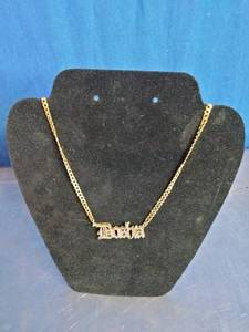 lot 8 image: 14 K Gold Over Silver Necklace