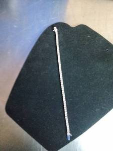 7" Sterling Silver 1/2 CT TW Diamond Tennis Bracelet