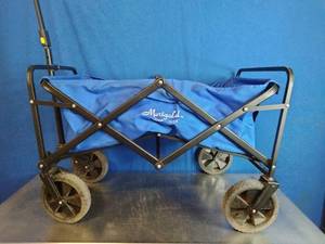 lot 47 image: Marigold 1958 collapsible folding utility wagon.