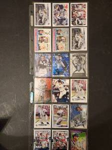 lot 240 image: Collection of baseball cards,18 Misc Aaron Judge Cards