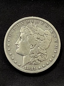 lot 50 image: 1881-S Morgan Silver Dollar
