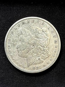 lot 49 image: 1921-D Morgan Silver Dollar