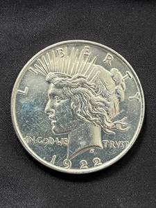 lot 1 image: 1922 Peace Dollar