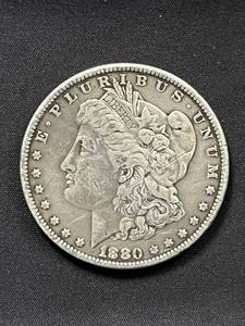 lot 10 image: 1880-O Morgan Silver Dollar