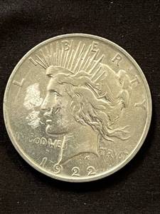 lot 37 image: 1922 Peace Dollar