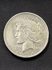 lot 38 image: 1934-D Peace Dollar