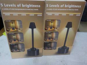 lot 56 image: 2 Battery 2 in 1 Cordless Lamps...