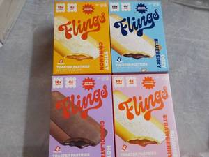 lot 113 image: 4 boxes Flings Toaster Pastries...