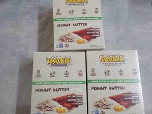 lot 114 image: 3 Pasokin Peanut Butter Snacks...