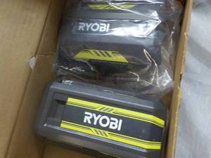 lot 117 image: 2 Ryobi 40V Lithium Batteries...