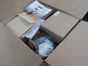 lot 127 image: Large box of New Overstock from Ama...
