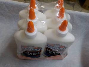 lot 129 image: 6 pack Elmers 7 oz School Glue...