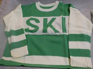 lot 168 image: SKI Sweater New size Large...