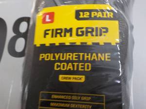 lot 174 image: 24 pair Large Size Firm Grip Polyur...