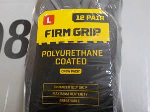 lot 176 image: 24 pair Large Size Firm Grip Polyur...